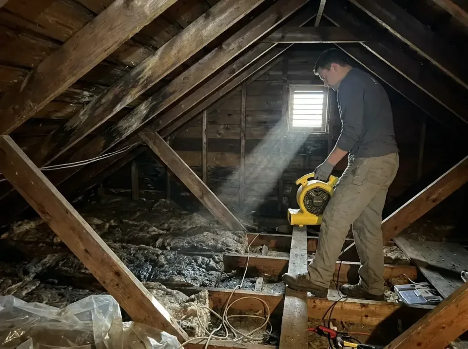 attic-water-damage-drying-proc-007 — frequently asked questions, Emergency Water Extraction & 24/7 Flood Response in Sunland…